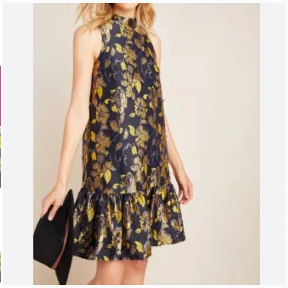 ANTHROPOLOGIE Liza Swing Mini Dress SP